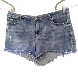 Pistola Y2K Cutoff Denim Jean Womens Shorts 24W Indie Distressed Festival Grunge
